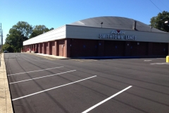 Newly Paved Parking Lot