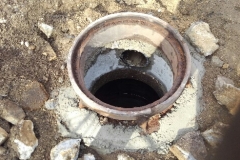 Sinking Manhole Before 2