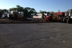 Grinding up Pavement Mix in Place Use as Base